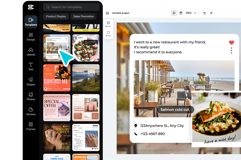 Faça login e escolha um modelo: